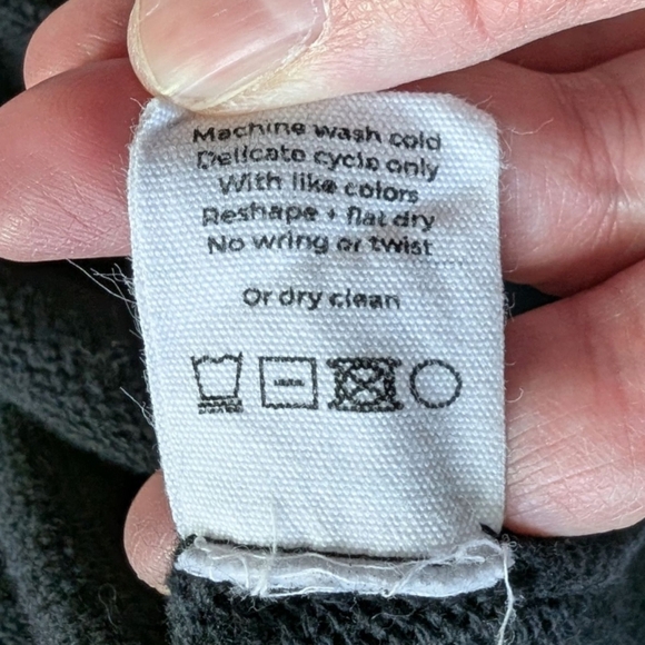 Vetta Capsule The Oversized Sweater Fisherman Chunky Womens XS Cotton Black - Picture 13 of 15